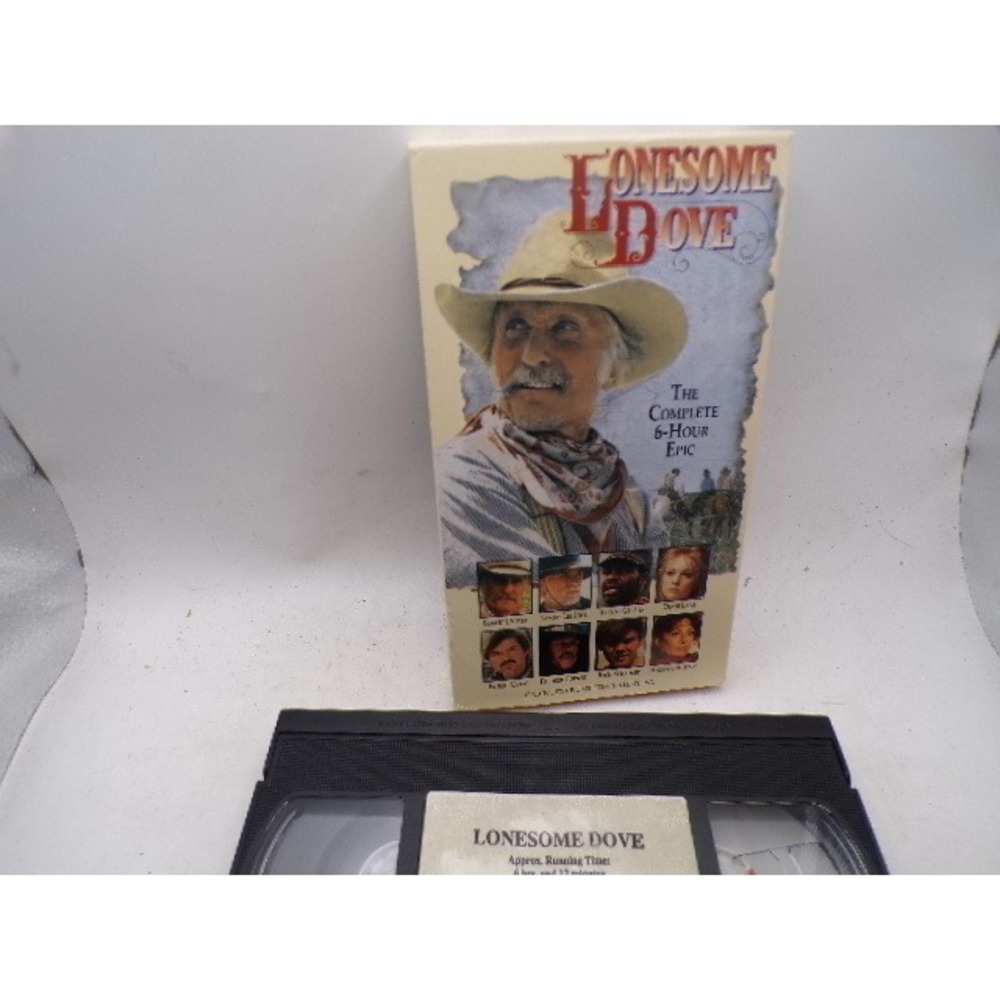 Lonesome Dove VHS Comp. 6 Hour‎ Epic Western Robert Duvall Tommy Lee Jones 1989